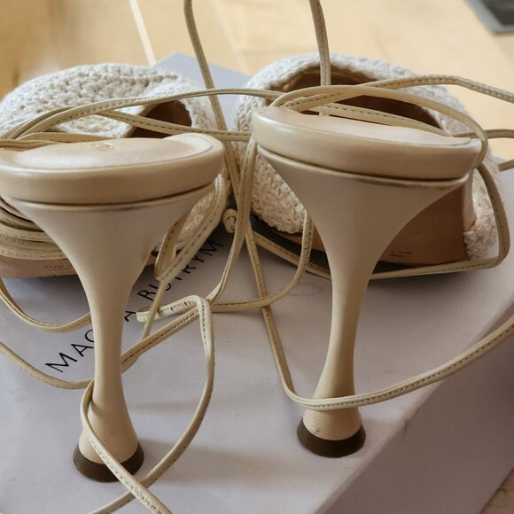 Magda Butrym Crochet Strappy Heels size 40 - Picture 4 of 9